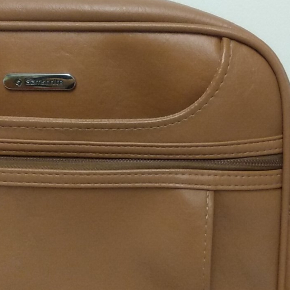 Vintage Samsonite Concord Carry-On Zippered Travel Bag W/Shoulder Strap - Picture 6 of 11